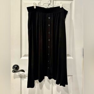 Torrid button down super soft midi skirt